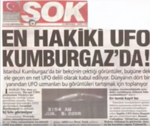 UFO in newspapers